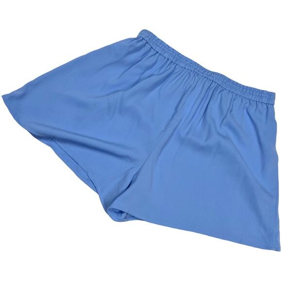 J, Crew Mercantile Shorts Easy Pull On Drawstring High-Rise Blue NEW‎ Women's M - Picture 9 of 9